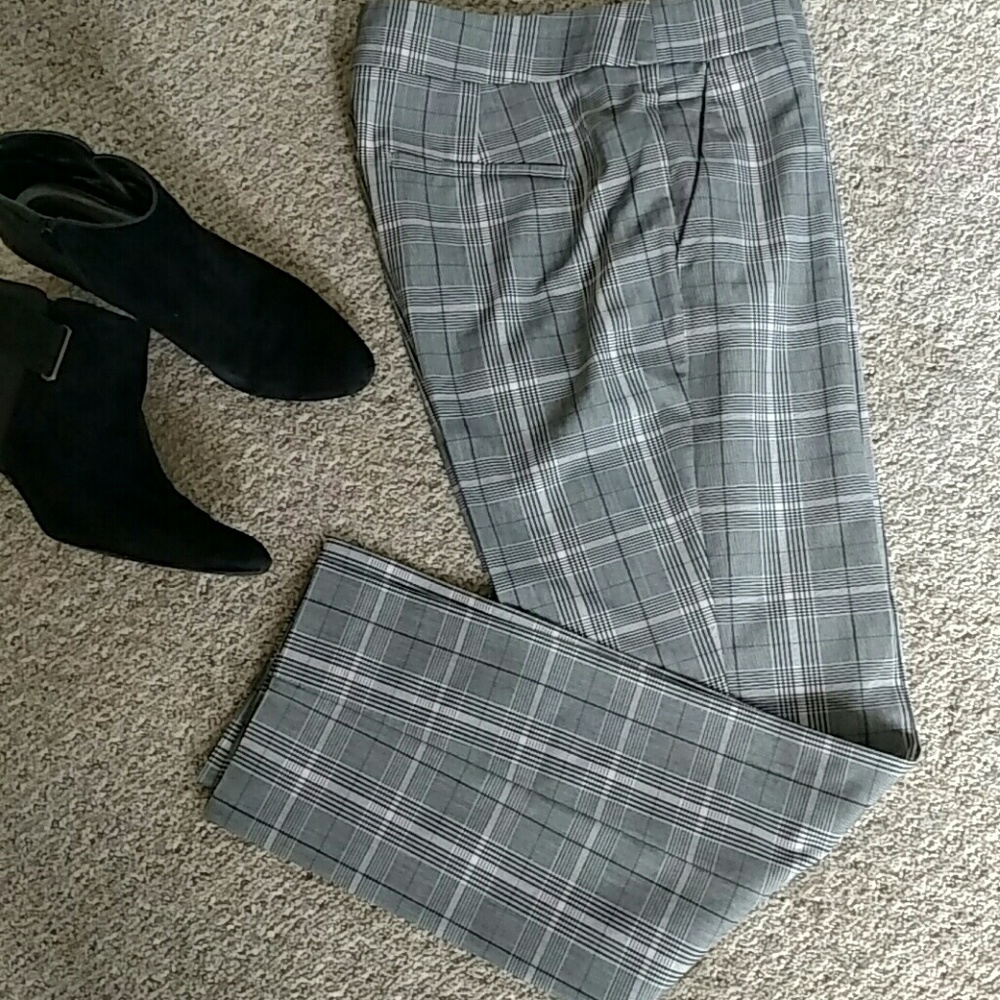 LOFT Marisa plaid pant